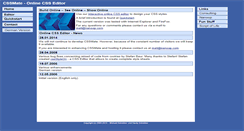 Desktop Screenshot of cssmate.com